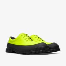 Camper Neon Yellow / Black Formal Shoes Mens - Pix Online Ireland | HEAQI9764